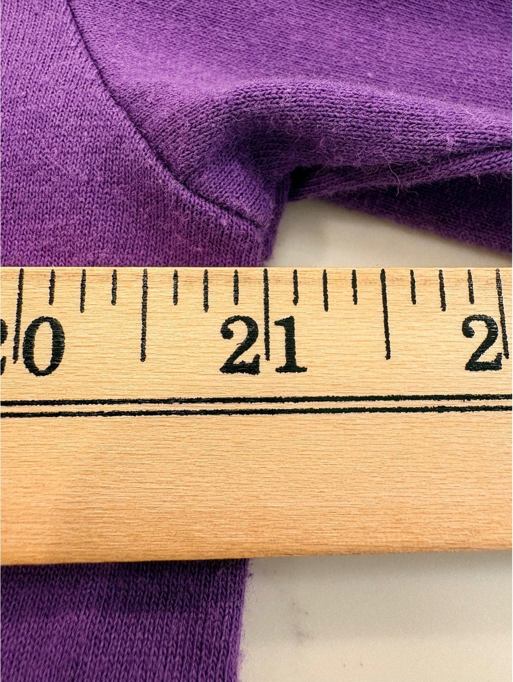 Vintage Sasza Purple Long Sleeve Blouse with Lace and Fringe Detail - Picture 9 of 10
